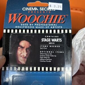Woochie by Cinema Secrets Stage Warts Latex Appliance 3 Piece
